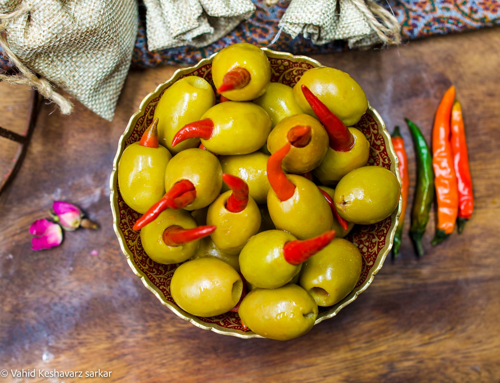 Olives Stuffed Piri Piri Peppers Mr & Mrs Olive
